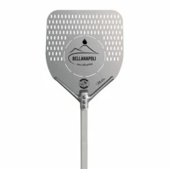 BELLA NAPOLI Pelle à Pizza Carrée Aluminium Alimentaire 33x33 Cm Manche 1.5m Bellanapoli Qualité Professionnelle