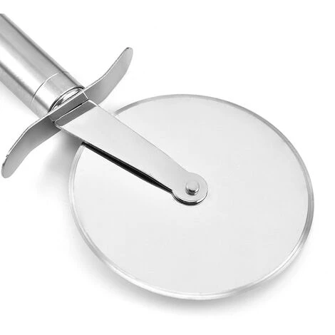 Coupe Pizza, Roulette Pizza En Acier Inoxydable De Haute Qualité, Ustensile De Cuisine Avec œillet De Suspension,Fontainebleau 5 Coupe Pizza, Roulette Pizza En Acier Inoxydable De Haute Qualité, Ustensile De Cuisine Avec œillet De Suspension,Fontainebleau – Image 3