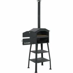 TALKEACH Four à Pizza D'extérieur Alimenté Par Charbon 2 Pierres -Four à pizza Soldes 2022 55071544 5