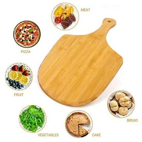 GUAZHUNIFR Pelle à Pizza En Bois 43 Pour 29 Cm, Pour Pizza, Spatule, En Bois De Hêtre De Cuisine, Accessoires Pelle à Four Maison, Planche à Découper Rectangulaire 4 GUAZHUNIFR Pelle à Pizza En Bois 43 Pour 29 Cm, Pour Pizza, Spatule, En Bois De Hêtre De Cuisine, Accessoires Pelle à Four Maison, Planche à Découper Rectangulaire – Image 2
