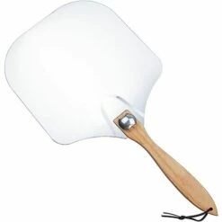CHANCEY Pelle à Pizza En Métal Aluminium - Spatule à Pizza En Aluminium En Acier Inoxydable,Pelle à Pizza Avec Long Manche En Bois Pliable, Accessoires De Four à Pizza Pour Pain, Pâtisseries,SEMAket