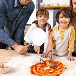 CHANCEY Pelle à Pizza En Métal Aluminium - Spatule à Pizza En Aluminium En Acier Inoxydable,Pelle à Pizza Avec Long Manche En Bois Pliable, Accessoires De Four à Pizza Pour Pain, Pâtisseries,SEMAket -Four à pizza Soldes 2022 56094529 4