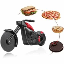 LTS FAFA Roulettes à Pizza,Roulette à Pizza Moto,Couteau à Pizza Inox,Lames Tranchantes Avec Revêtement Antiadhésif Et Béquille, Décoration Et Cadeau Créatif(21.5 * 8.5cm, Noir Et Rouge) 10 LTS FAFA Roulettes à Pizza,Roulette à Pizza Moto,Couteau à Pizza Inox,Lames Tranchantes Avec Revêtement Antiadhésif Et Béquille, Décoration Et Cadeau Créatif(21.5 * 8.5cm, Noir Et Rouge) -Four à pizza Soldes 2022 56494345 4
