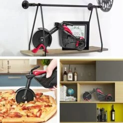 LTS FAFA Roulettes à Pizza,Roulette à Pizza Moto,Couteau à Pizza Inox,Lames Tranchantes Avec Revêtement Antiadhésif Et Béquille, Décoration Et Cadeau Créatif(21.5 * 8.5cm, Noir Et Rouge) 11 LTS FAFA Roulettes à Pizza,Roulette à Pizza Moto,Couteau à Pizza Inox,Lames Tranchantes Avec Revêtement Antiadhésif Et Béquille, Décoration Et Cadeau Créatif(21.5 * 8.5cm, Noir Et Rouge) -Four à pizza Soldes 2022 56494345 5