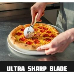 Fei Yu Roue De Coupe à Pizza, Trancheuse à Pizza En Acier Inoxydable De Qualité Alimentaire, Coupe Bien Rangée Et Belles Tartes à Pizza Pâte à Biscuits Gaufres Pâtisseries -Four à pizza Soldes 2022 56621114 2