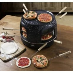 Bestron Four à Pizza Pour 8 Personnes APD800Z 1150 W Noir - Noir -Four à pizza Soldes 2022 57261472 4