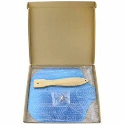 DENUOTOP Accessoire De Four à Pizza Un Ensemble De Pelle à Pizza, Pelle à Pizza Et Ensemble De Couteaux à Pizza XL, Pelle à Pizza En Aluminium 65,5 * 30,5 Cm, Pelle à Pizza Avec Manche Pliable, Pour Les Soirées Pizza, Pelle à Pizza 65,5 Cm, Pour La Cuisso