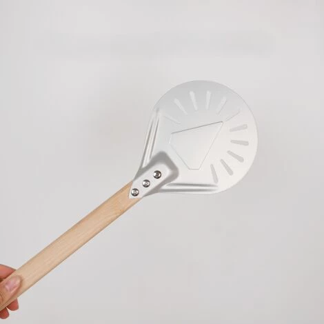 Thsinde Perforé Pizza Tournant Peel,Pizza Pelle En Aluminium Manche En Bois Pelle À Pizza Paddle, , - 7 Pouces 40cm 3 Thsinde Perforé Pizza Tournant Peel,Pizza Pelle En Aluminium Manche En Bois Pelle À Pizza Paddle, , - 7 Pouces 40cm