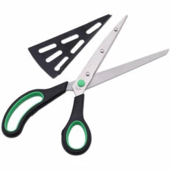 Thsinde Ciseaux à Pizza En Acier Inoxydable De，Cuisine Cisailles En Ciseaux Avec Pelle Pizza Détachablet-vert