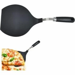AOUGO Kit Pizza Complet - Pelle à Pizza Pour Four - Accessoire Et Pierre à Pizza -16CM
