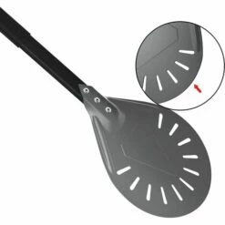 OUSUDELA Pelle à Pizza Perforée, Pizza Paddle En Aluminium Anodisé Dur Pour Four Pour La Cuisson De Pizzas Maison, Pains, Petite Pelle à Pizza Ronde, 7 Pouces -Four à pizza Soldes 2022 58831966 5