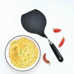 ENLENK Spatule à Pizza Grande Spatule à Crêpes Ronde Résistante à La Chaleur Spatule En Nylon Facile à Utiliser Pour Crêpes, Pizzas, Gâteaux Et Omelettes -Four à pizza Soldes 2022 58844204 5