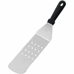 ENLENK Acier Inoxydable Steak Frit Steak Spatule Pizza Pelée Barbecue Grill Cuisine Cuisine Outils (Taille: Spatule Longue Qui Fuit)