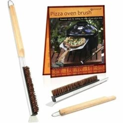 GUAZHUNIFR Brosse De Nettoyage Pour Four Pizza, Brosse De Nettoyage Pour Pierre Pizza, Poils En Fibre De Palmier Pour Viter Les Rayures, Outils De Nettoy,GU.B/bon
