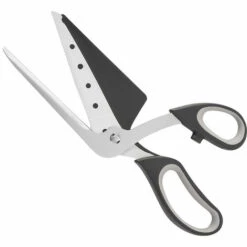 MACARON Ciseaux à Pizza, Coupe Pizza Avec Pelle, Lame Tranchante En Acier Inoxydable De Qualité Alimentaire Et Poignée Souple, Ciseaux De Cuisine Multifonctionnels 27CM LO-Ron