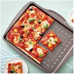 INTERNATIONAL COOKWA - Plat à Pizza Asimétria Rectangulaire En Métal - 37x34cm -Four à pizza Soldes 2022 60366135 2