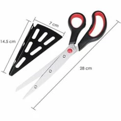AOUGO Ciseaux à Pizza En Acier Inoxydable De 28cm, Cuisine Cisailles En Ciseaux Avec Pelle Pizza Détachable, (Multi-fonction Pas Seulement Pour Pizza) Gadget De Cuisine -Four à pizza Soldes 2022 60577899 4