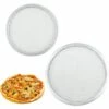 Cisea Pizza Rond Plaque Cuisson Filet - Grille De Grilles à Rondes En Maille Plaques épaisses Avec Trous Pour Perforé Anti-Adhésif Moules Et Barbecue(15 Cm & 20 Cm, Lot De 2 ) -Four à pizza Soldes 2022 60689657 1