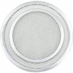 Cisea Pizza Rond Plaque Cuisson Filet - Grille De Grilles à Rondes En Maille Plaques épaisses Avec Trous Pour Perforé Anti-Adhésif Moules Et Barbecue(15 Cm & 20 Cm, Lot De 2 ) -Four à pizza Soldes 2022 60689657 4