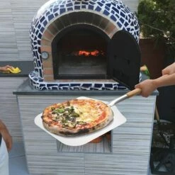 AOUGO Aluminum 12-inch Pelle à Pizza Avec Une Poignée En Bois -Four à pizza Soldes 2022 60906812 4