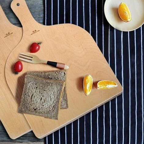 AOUGO Pelle à Pizza En Bois, Pizza Paddle Pour Les Pizzas, Tartes, Pain 7 AOUGO Pelle à Pizza En Bois, Pizza Paddle Pour Les Pizzas, Tartes, Pain – Image 5