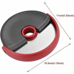 NAXUNNN Roulette Pizza Coupe Pizza Professionnel En Acier Inoxydable Avec Poignée ABS Antidérapante Pour La Pizza, Les Gâteaux, Le Pain -Four à pizza Soldes 2022 61254984 4