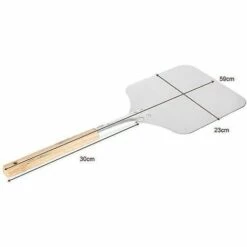 LTS FAFA Pelle à Pizza En Aluminium, 1 Pc Cuisine En Alliage D'aluminium Pelle à Pizza Boulangers Four Restaurant Pagaie Avec Bois -Four à pizza Soldes 2022 63757503 4