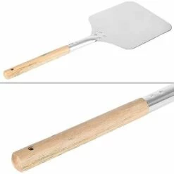 LTS FAFA Pelle à Pizza En Aluminium, 1 Pc Cuisine En Alliage D'aluminium Pelle à Pizza Boulangers Four Restaurant Pagaie Avec Bois -Four à pizza Soldes 2022 63757503 5