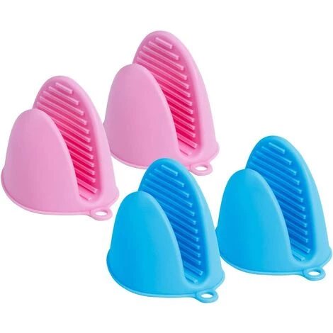 HKLFFJA Ofenhandschuhe, Silikonhandschuhe, Hitzebeständige Küche, Langlebige, Wärmeisolierende Mini-Handschuhe Zum Schutz Des Besteckgestells Und Des Grills 3 HKLFFJA Ofenhandschuhe, Silikonhandschuhe, Hitzebeständige Küche, Langlebige, Wärmeisolierende Mini-Handschuhe Zum Schutz Des Besteckgestells Und Des Grills