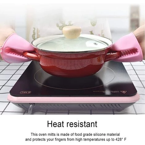 HKLFFJA Ofenhandschuhe, Silikonhandschuhe, Hitzebeständige Küche, Langlebige, Wärmeisolierende Mini-Handschuhe Zum Schutz Des Besteckgestells Und Des Grills 7 HKLFFJA Ofenhandschuhe, Silikonhandschuhe, Hitzebeständige Küche, Langlebige, Wärmeisolierende Mini-Handschuhe Zum Schutz Des Besteckgestells Und Des Grills – Image 5