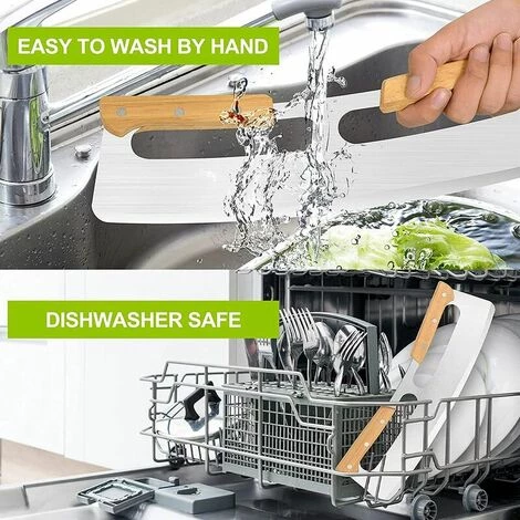 SINCèREETALI Coupe Pizza, Couteau à Pizza En Acier Inoxydable Lame De Coupe-couteau à Pizza Avec Manche En Bois Et Housse De Protection Couteau Pizza Pour Gâteau Pâte 35*11 Cm 5 SINCèREETALI Coupe Pizza, Couteau à Pizza En Acier Inoxydable Lame De Coupe-couteau à Pizza Avec Manche En Bois Et Housse De Protection Couteau Pizza Pour Gâteau Pâte 35*11 Cm – Image 3