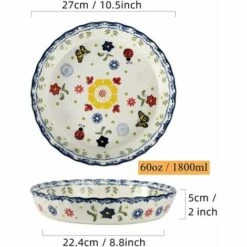 SINCèREETALI Plat à Tarte Rond De Noël De 25,4 Cm - Plat De Service à Pizza - Lot De 1 (25,4 Cm - Papillons) -Four à pizza Soldes 2022 63820593 2