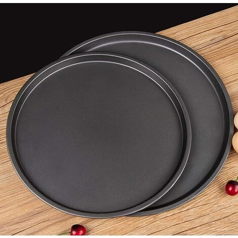 CARILLONSàVENT Lot De 2 Plaques De Cuisson Rondes à Pizza, Anti-adhésives, Pour Four à Pizza, Grillades Et Accessoires De Cuisine – 20 Cm, 25 Cm, Noir Carivent 3 CARILLONSàVENT Lot De 2 Plaques De Cuisson Rondes à Pizza, Anti-adhésives, Pour Four à Pizza, Grillades Et Accessoires De Cuisine – 20 Cm, 25 Cm, Noir Carivent
