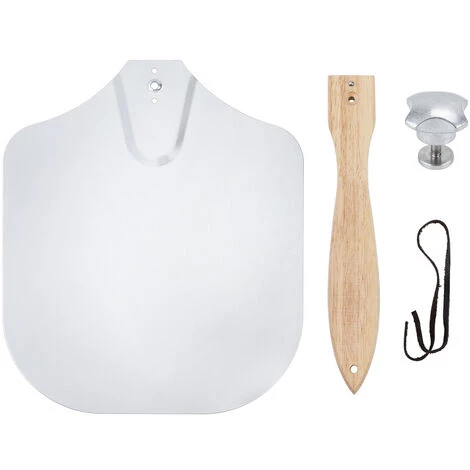 BENOBBY KIDS Pelle à Pizza Pelle à Pizza Pour Four, Coupe Pizza Et Trancheuse Planche à Pizza Aluminium Avec Poignée En Bois Pliable Pour Pizza Gâteau Pâte 4 BENOBBY KIDS Pelle à Pizza Pelle à Pizza Pour Four, Coupe Pizza Et Trancheuse Planche à Pizza Aluminium Avec Poignée En Bois Pliable Pour Pizza Gâteau Pâte – Image 2