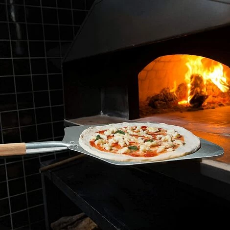 BENOBBY KIDS Pelle à Pizza Pelle à Pizza Pour Four, Coupe Pizza Et Trancheuse Planche à Pizza Aluminium Avec Poignée En Bois Pliable Pour Pizza Gâteau Pâte 6 BENOBBY KIDS Pelle à Pizza Pelle à Pizza Pour Four, Coupe Pizza Et Trancheuse Planche à Pizza Aluminium Avec Poignée En Bois Pliable Pour Pizza Gâteau Pâte – Image 4