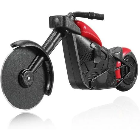 HAZEL Coupe-pizza Moto, Roue à Pizza Moto Créative, Hachoir à Pizza En Acier Inoxydable, Gadget De Cuisine Cool (21,5 Cm) 4 HAZEL Coupe-pizza Moto, Roue à Pizza Moto Créative, Hachoir à Pizza En Acier Inoxydable, Gadget De Cuisine Cool (21,5 Cm) – Image 2