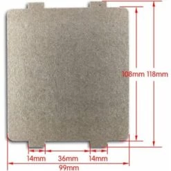FOZIY Plaques Mica De Micro-ondes, Guide D’ondes, 99 X 118 Mm Compatible Avec Frigidaire 5304464061 Poweka (5 Pièces)， Fonepro -Four à pizza Soldes 2022 64242747 2