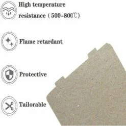 FOZIY Plaques Mica De Micro-ondes, Guide D’ondes, 99 X 118 Mm Compatible Avec Frigidaire 5304464061 Poweka (5 Pièces)， Fonepro -Four à pizza Soldes 2022 64242747 3