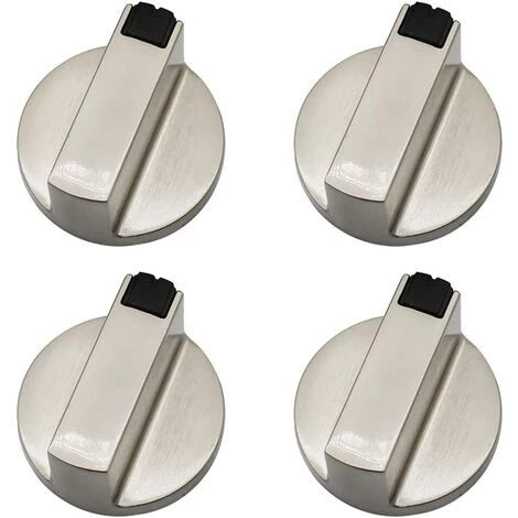 FOZIY Bouton Cuisinière à Gaz - Lot De 4 Boutons De Commande En Métal 8 Mm Pour Four Et Cuisinière, Fonepro 3 FOZIY Bouton Cuisinière à Gaz - Lot De 4 Boutons De Commande En Métal 8 Mm Pour Four Et Cuisinière, Fonepro