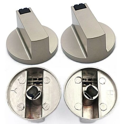 FOZIY Bouton Cuisinière à Gaz - Lot De 4 Boutons De Commande En Métal 8 Mm Pour Four Et Cuisinière, Fonepro 4 FOZIY Bouton Cuisinière à Gaz - Lot De 4 Boutons De Commande En Métal 8 Mm Pour Four Et Cuisinière, Fonepro – Image 2