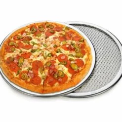 BENOBBY KIDS Lot De 2 Moules à Pizza Ronds En Aluminium Antiadhésifs En Métal Pour Four à Pizza De 30,5 Cm