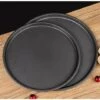 Lot De 2 Plaques De Cuisson Rondes à Pizza, Anti-adhésives, Pour Four à Pizza, Grillades Et Accessoires De Cuisine – 20 Cm, 25 Cm, Noir 56Vingt
