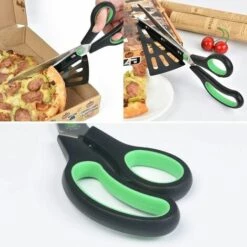 JUNJUN Ciseaux à Pizza En Acier Inoxydable De 28, Cuisine Cisailles En Ciseaux Avec Pelle Pizza Détachable, Gadget De Cuisine -Four à pizza Soldes 2022 65414429 3