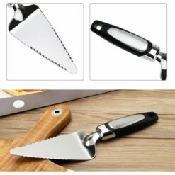 HELLO KITTY BAIN Trancheuse à Gâteau à Pizza En Acier Inoxydable, Séparateurs De Trancheuse, Spatule De Coupe à Bord Dentelé -Four à pizza Soldes 2022 65623779 4