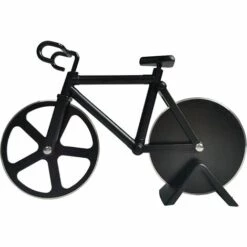 HELLO KITTY BAIN Couteau à Pizza à Vélo, Trancheuse à Double Roue à Pizza Robuste, Accessoires De Pizza Pour Amoureux De La Pizza En Acier Inoxydable