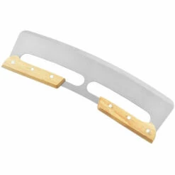 KAEJYIUT Coupe Pizza , Coupe-Pizza à Bascule Avec Double Manche En Bois, Lame De Trancheuse à Pizza En Acier Inoxydable Avec Housse De Protection, Adapté Pour Couper La Pizza 35*11CM -Four à pizza Soldes 2022 65853357 2