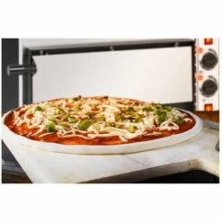 Royal Catering Four À Pizza Électrique 2 Étages @ 41x36x9cm 3,2kW 230V 320 °C - Argent -Four à pizza Soldes 2022 65899520 4