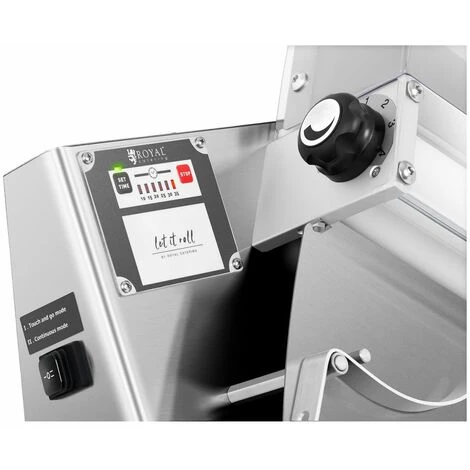 ROYAL CATERING Façonneuse Pâte À Pizza Professionnelle Laminoir Vertical Auto ø 14-29 Cm ≤ 5mm - Blanc 4 ROYAL CATERING Façonneuse Pâte À Pizza Professionnelle Laminoir Vertical Auto ø 14-29 Cm ≤ 5mm - Blanc – Image 2