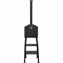 TRUE DEAL Four à Pizza D'extérieur Charbon De Bois 2 Pierres Réfractaires -Four à pizza Soldes 2022 67303834 3