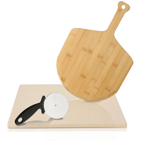 TolleTour Pierre à Pizza 1.5 Cm épaisseur Pierre à Pain Rectangle Pelle à Pizza En Bois Cuisson Au Four Flammèches Spatule Pizza En Bois - Kaki 3 TolleTour Pierre à Pizza 1.5 Cm épaisseur Pierre à Pain Rectangle Pelle à Pizza En Bois Cuisson Au Four Flammèches Spatule Pizza En Bois - Kaki